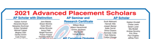 2021 LCHS AP Scholars Announced