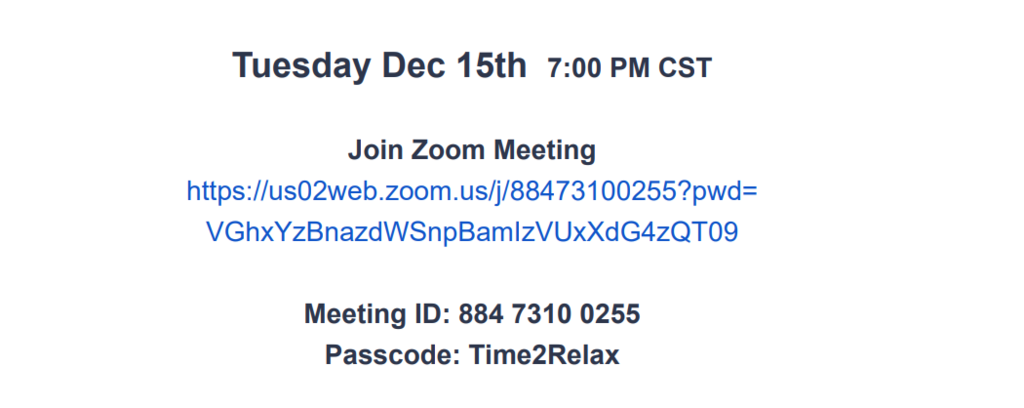 Zoom Meeting Link