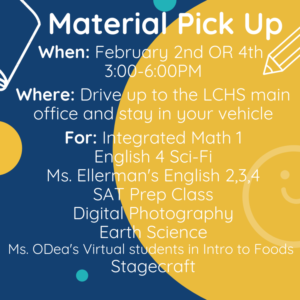 material pick up flyer - February