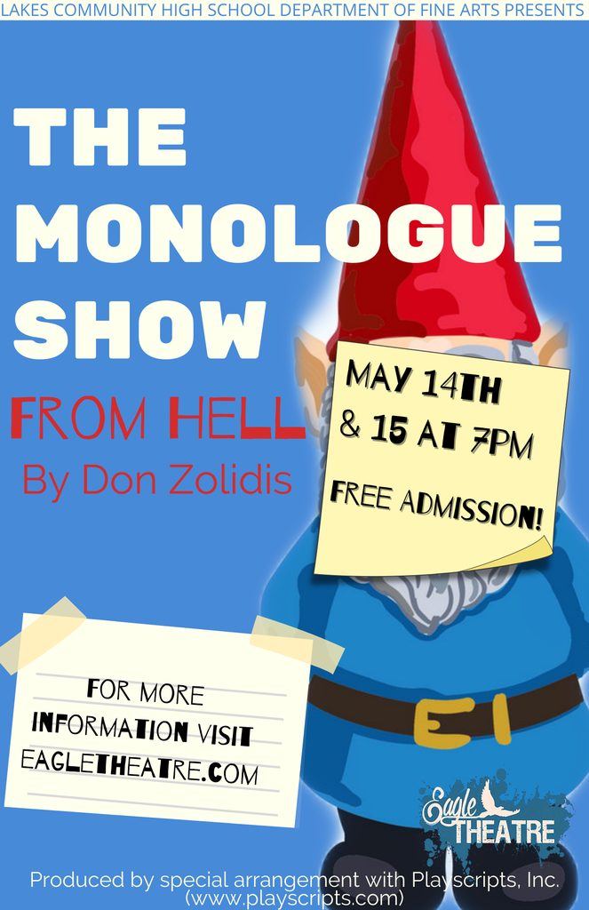 The Monologue Show 5/14 & 5/15/21, 7pm