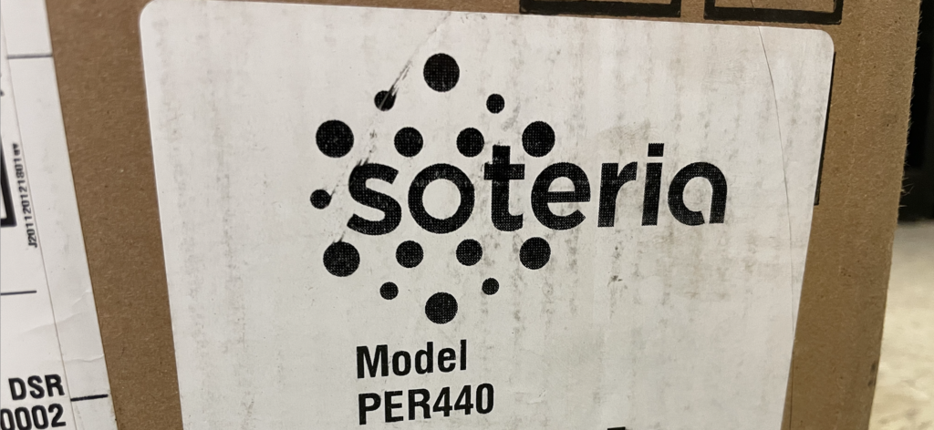 Image of the Soteria shipping box