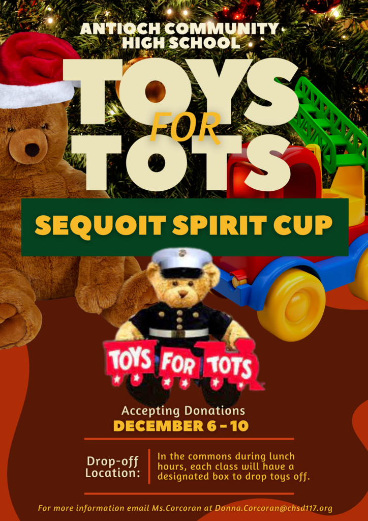 Toys for Tots Sequoit Spirit Cup Poster with Teddy Bears