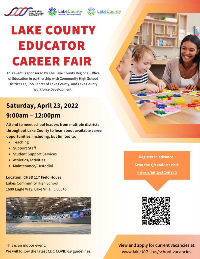 Lake County Educator Career Fair Flier