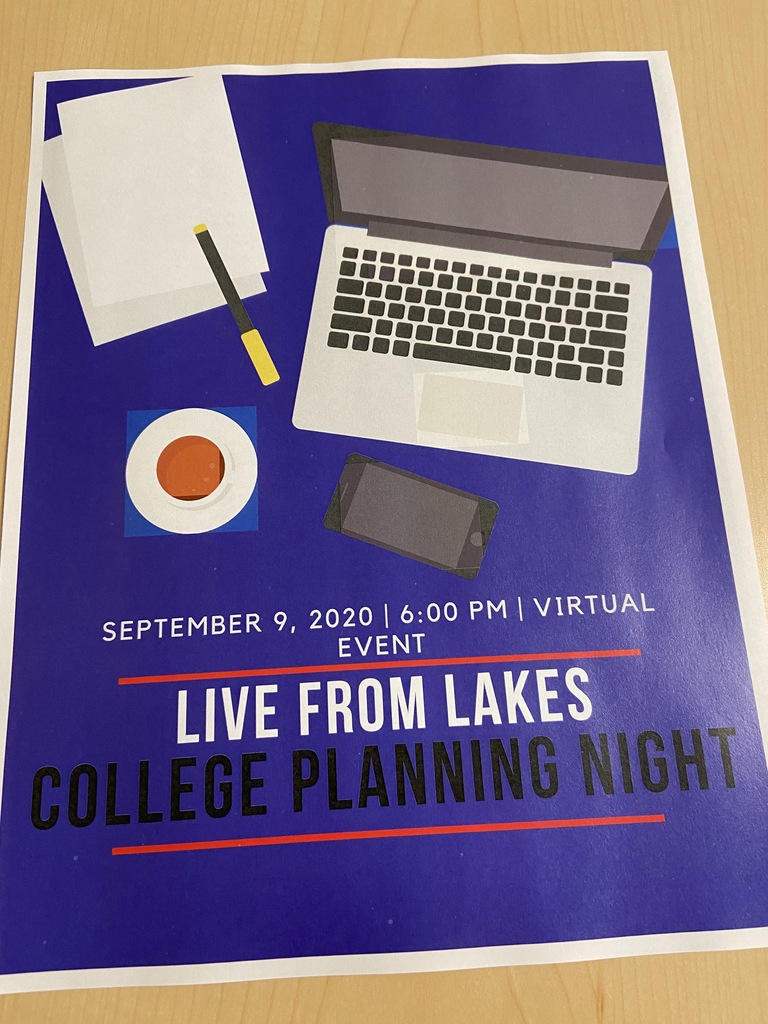 Flyer for LCHS College Planning Night